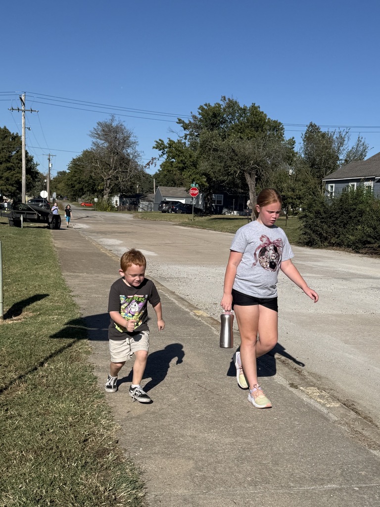 students running during running club