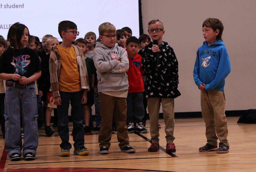 students performing at rise and shine