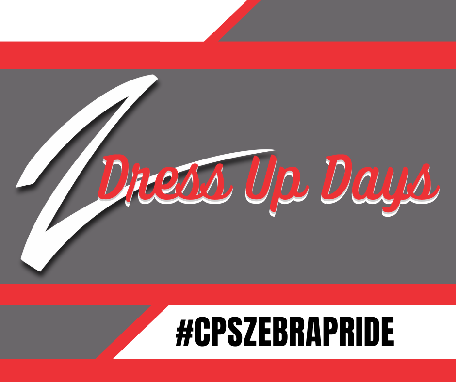 🎉 SADD Spirit Week – Students Against Destructive Decisions 🎉  Let’s show our support for SADD and bring awareness through spirit and style! Join in the fun all week long — dress up, spread positivity, and make smart choices!  Monday, Oct. 27 – Superhero Day 🦸‍♀️ Be a Superhero, Be Drug Free!  Tuesday, Oct. 28 – Team Jersey Day 🏈 Team Up Against Drugs!  Wednesday, Oct. 29 – Mismatched Day 🧦 Don’t Get Mixed Up in Drugs!  Thursday, Oct. 30 – Twin Day 👯 Support Each Other Against Doing Drugs!  Friday, Oct. 31 – Red & Zebra Spirit Day 🔴🦓 Zebras Don’t Do Drugs! Students may wear costumes — no props, toy weapons, or blood, and costumes must meet dress code.