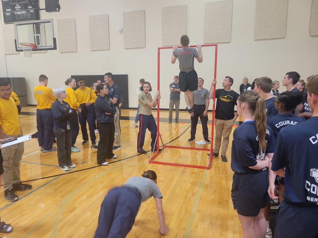 NJROTC students at Brain Brawl