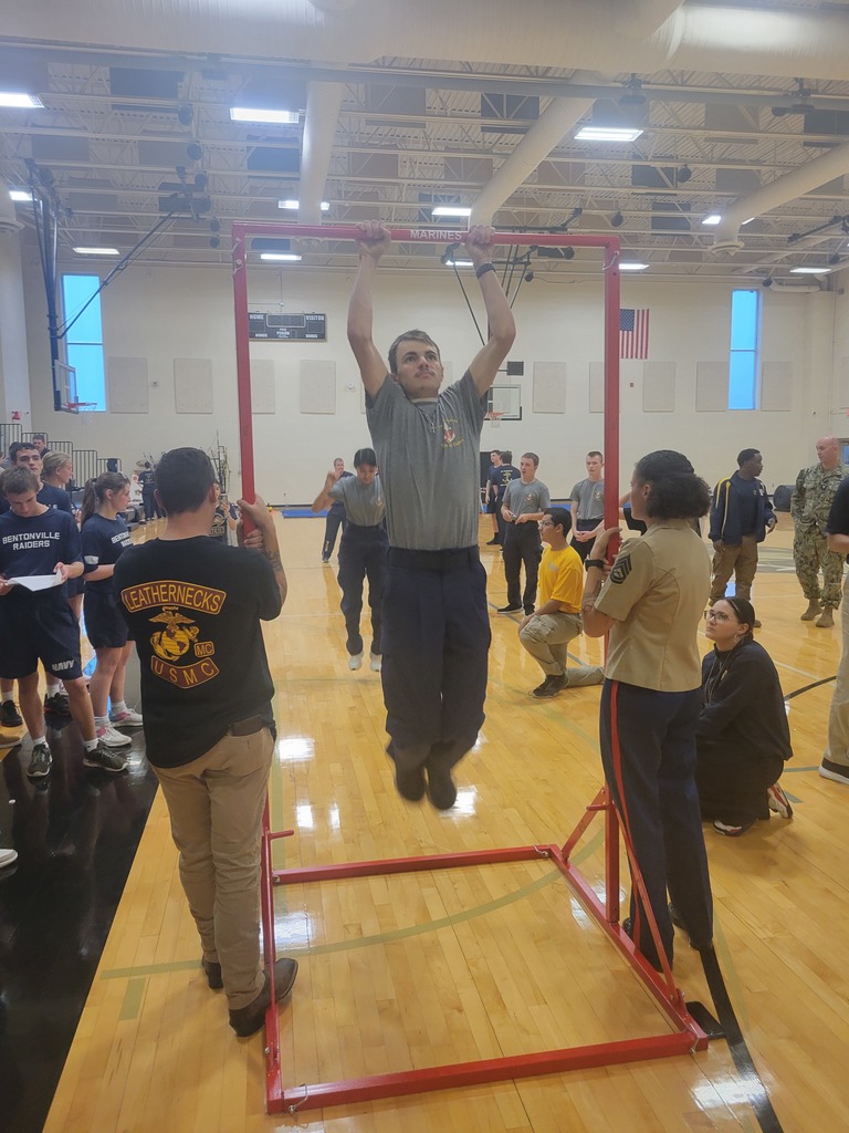 NJROTC students at Brain Brawl