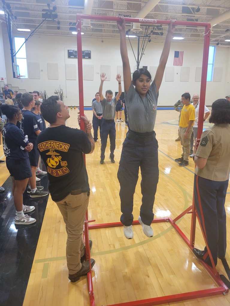 NJROTC students at Brain Brawl