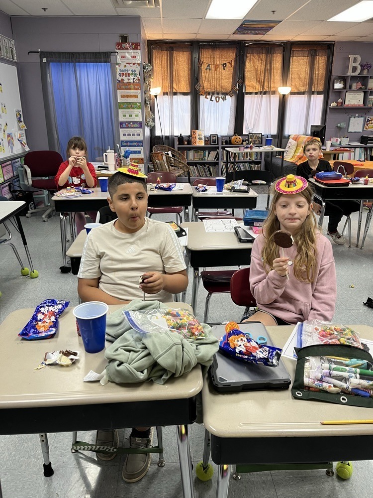 Students celebrating Hispanic Heritage Month