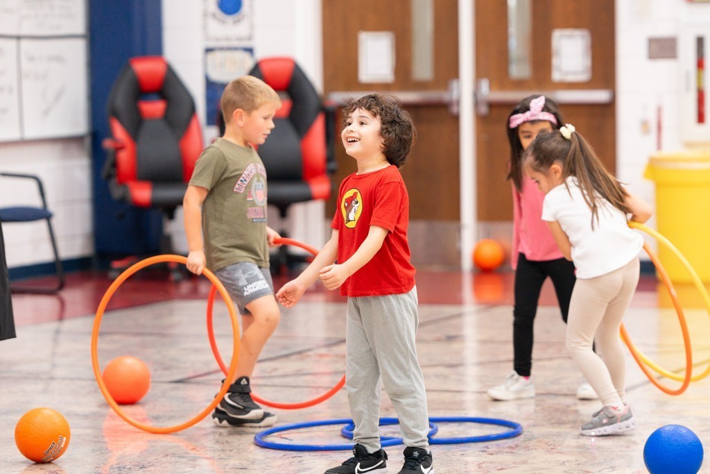 Coach Johnson's gym class