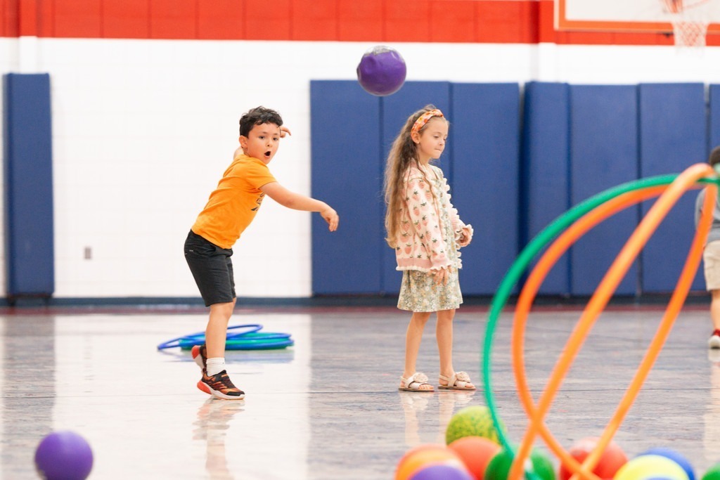 Coach Johnson's gym class