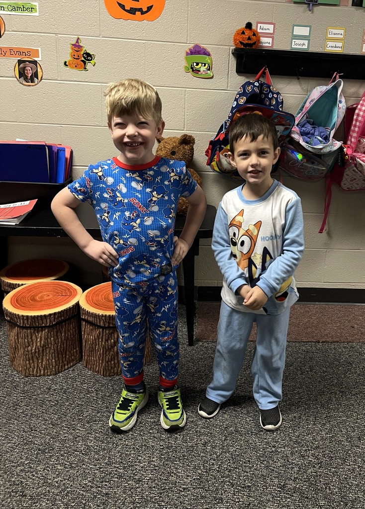 students wearing pjs