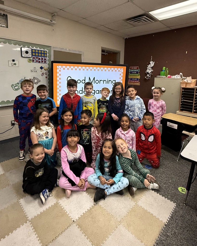 students wearing pjs