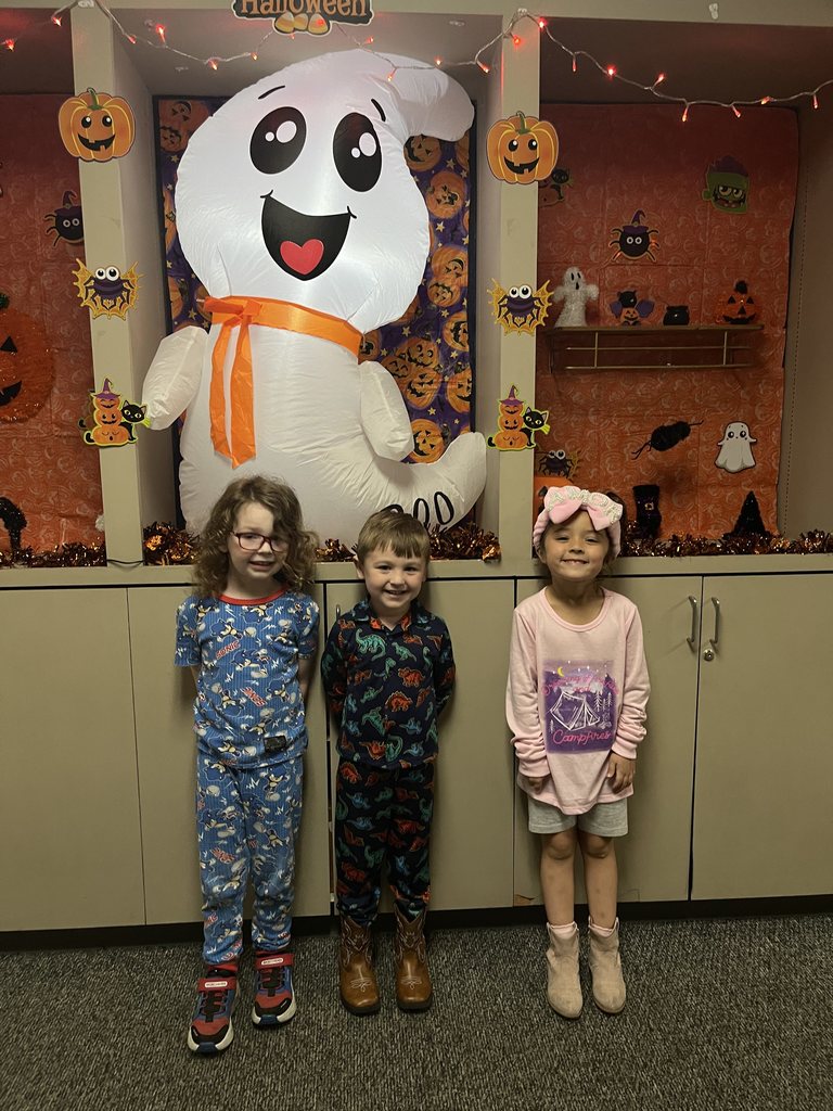 students wearing pjs
