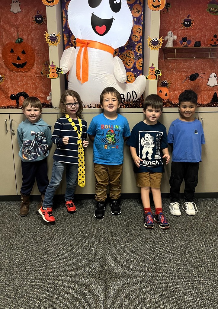 students wearing blue and a tie