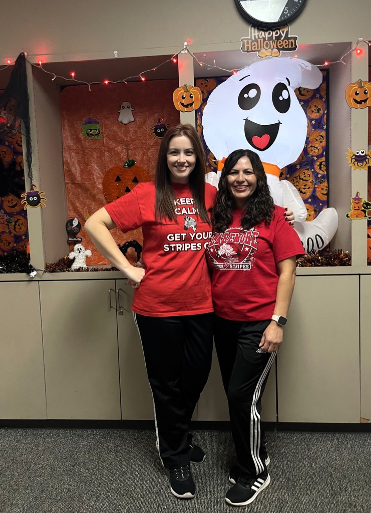 staff wearing athletic gear