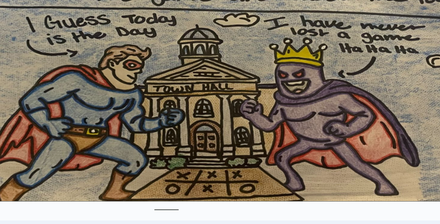 Coach Eddy’s English IV students took the classic epic Beowulf and gave it a modern twist—reimagining the hero’s battles in today’s world.  One creative group presented Beowulf vs. the Evil Phone Pouch—a clever take on a challenge every student faces in a school with no personal electronic devices! Their story highlights how even modern “battles” can mirror timeless themes of courage, conflict, and overcoming challenges.  What an engaging way to connect literature to real student experiences!