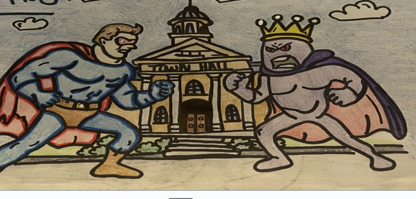 Coach Eddy’s English IV students took the classic epic Beowulf and gave it a modern twist—reimagining the hero’s battles in today’s world.  One creative group presented Beowulf vs. the Evil Phone Pouch—a clever take on a challenge every student faces in a school with no personal electronic devices! Their story highlights how even modern “battles” can mirror timeless themes of courage, conflict, and overcoming challenges.  What an engaging way to connect literature to real student experiences!