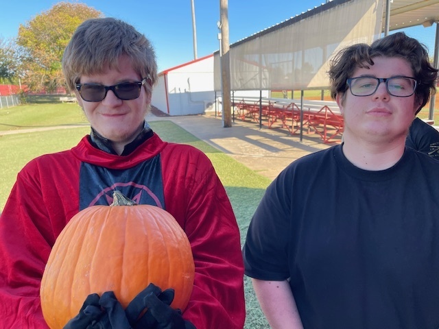 🎃 Operation Pumpkin Protection Success! 🎃  Environmental Science students completed their Operation Pumpkin Protection challenge! Each team designed and tested creative devices to protect their pumpkins using recycled materials from a 12–15 foot drop. 💥 After lots of great ideas and engineering, one team came out on top, successfully keeping their pumpkin safe and intact! 🏆👏  Great job to all our students for their hard work, creativity, and teamwork! They all did a phenomenal job meeting the challenge of designing, engineering, testing their initial designs using eggs, and completing the final Operation of Protecting their Pumpkins.