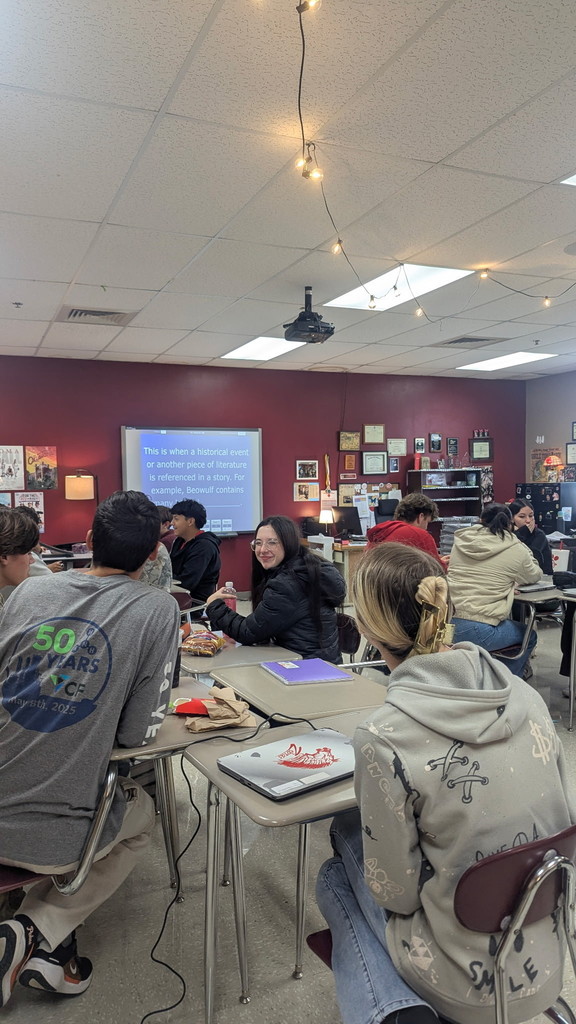 English IV students faced off in an intense game of Jeopardy to gear up for their test on Beowulf and the Anglo-Saxons. The questions were challenging, but teamwork and quick thinking helped them tackle the tough trivia together!