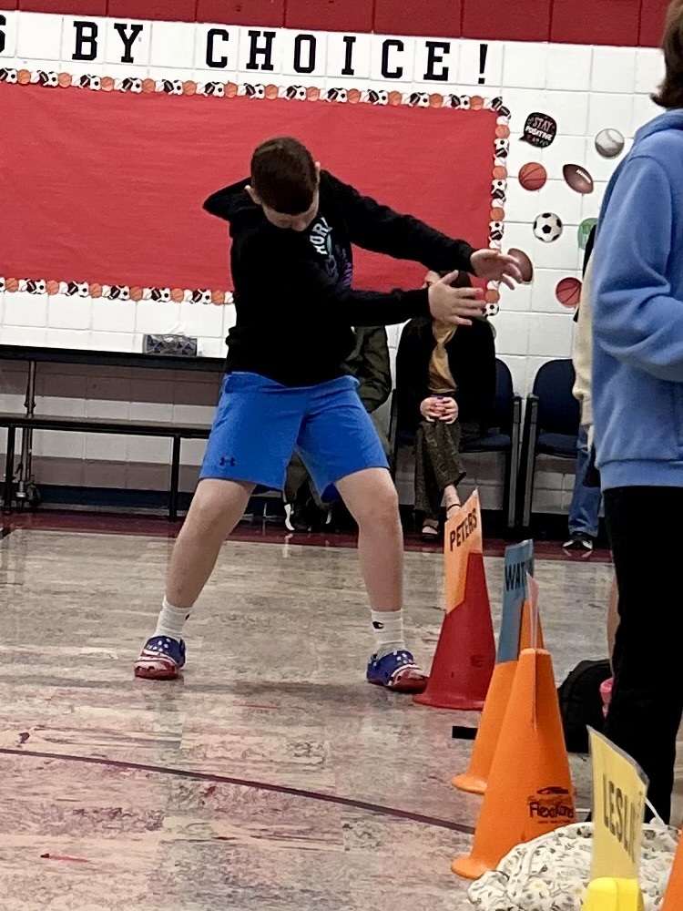 Rocco Busting a Move with Burke