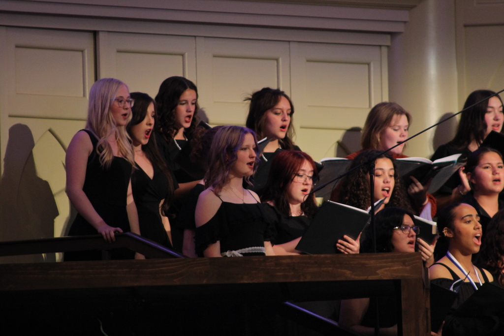 Claremore Student singing in the NCDA honor choir last week