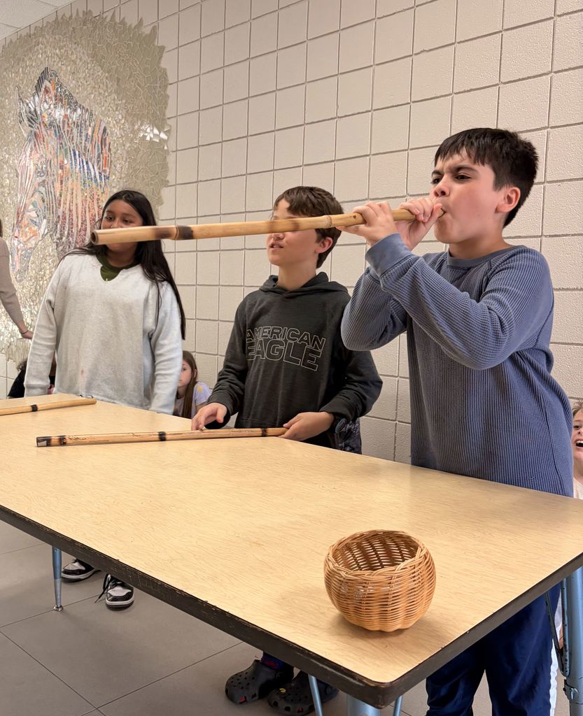 students playing traditional Cherokee games