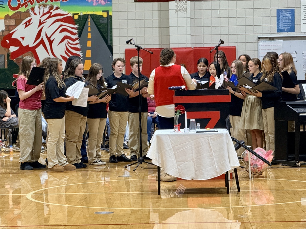 WRJH Advanced Choir singing a special piece for our veterans
