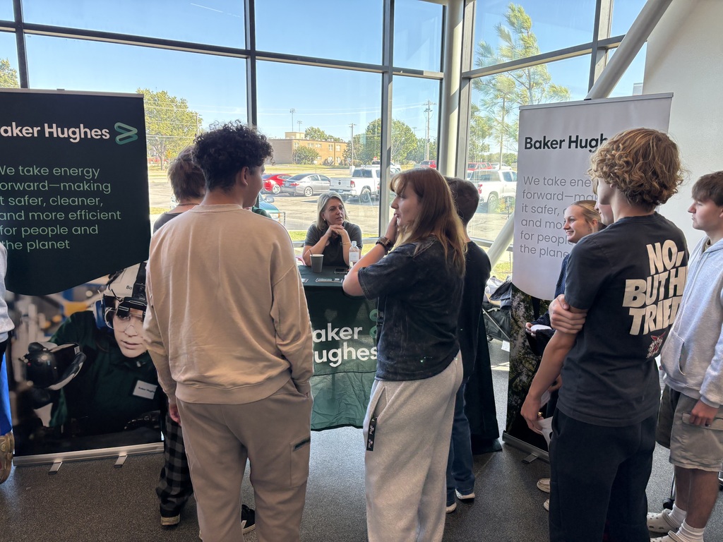 October is National Manufacturing Month! To celebrate, CHS hosted our own Manufacturing Industry Day, welcoming several local companies to campus. Students had the opportunity to visit different tables, ask questions, and learn about the wide range of manufacturing careers available right here in Claremore.  A big thank you to the following companies and organizations for joining us and sharing their expertise:     •    AXH Air-Coolers     •    Baker Hughes     •    Blue Arc     •    Reading Truck     •    Rogers State University (RSU)     •    Northeast Tech     •    EMCO Industries     •    AIMRIGHT Testing & Engineering