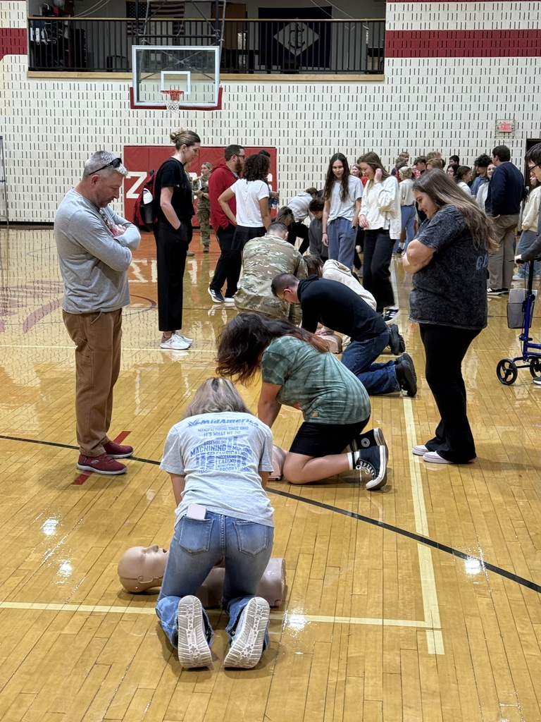 While the rest of the school completed their Pre-ACT and ACT testing, our seniors spent the day knocking out major milestones. They completed their CPR training—an important graduation requirement—heard from an RSU college student informational panel, and received details about caps and gowns along with other key senior dates.  Proud of our Class of 2026 for staying focused and preparing for the exciting months ahead!