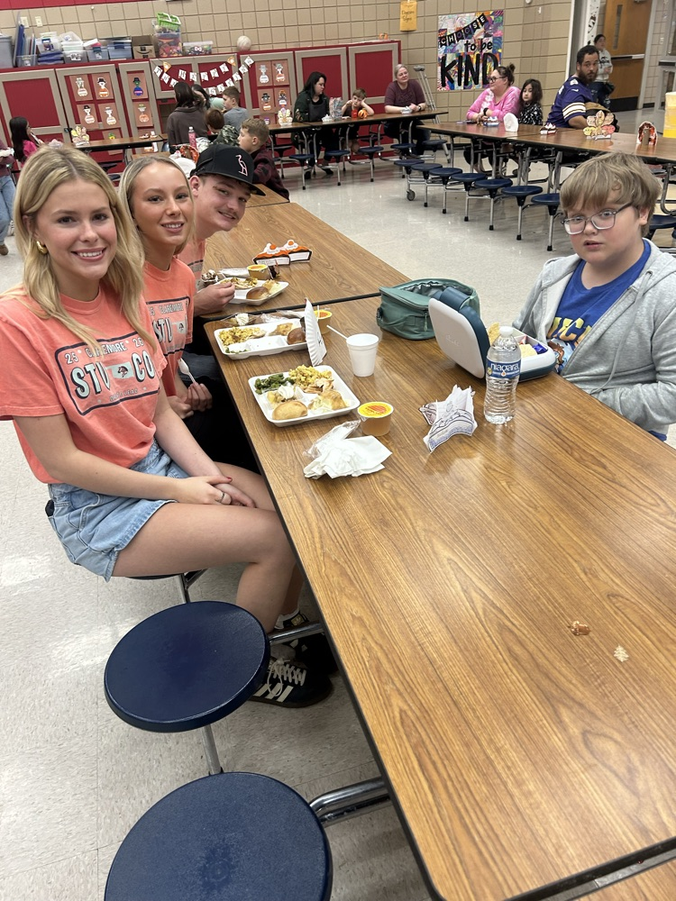 students with family members 