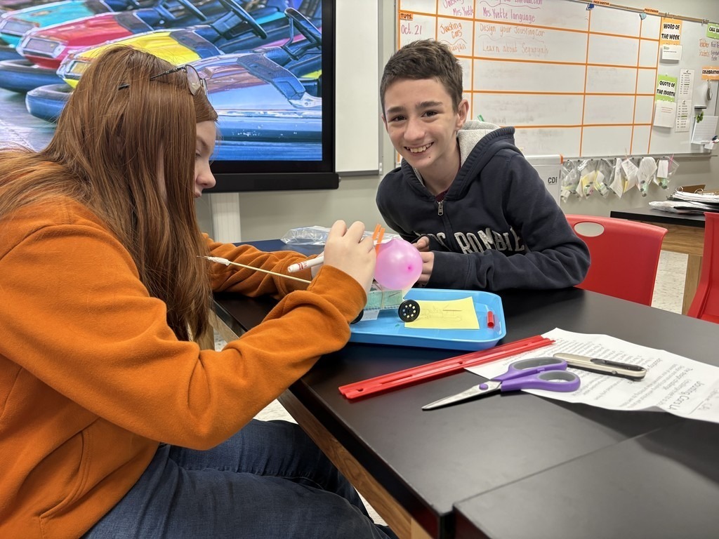 students doing stem work 