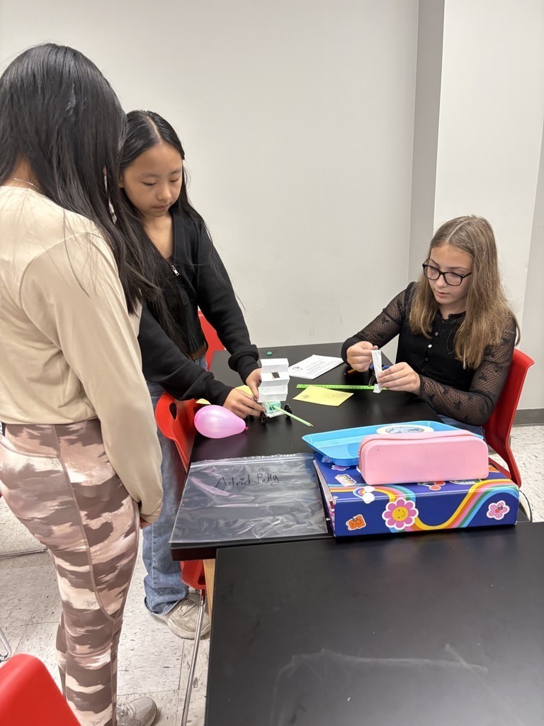 students doing stem work 