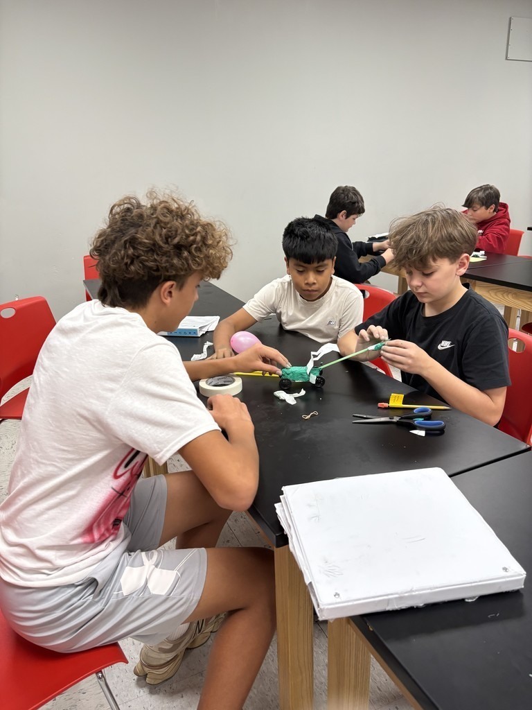 students doing stem work 