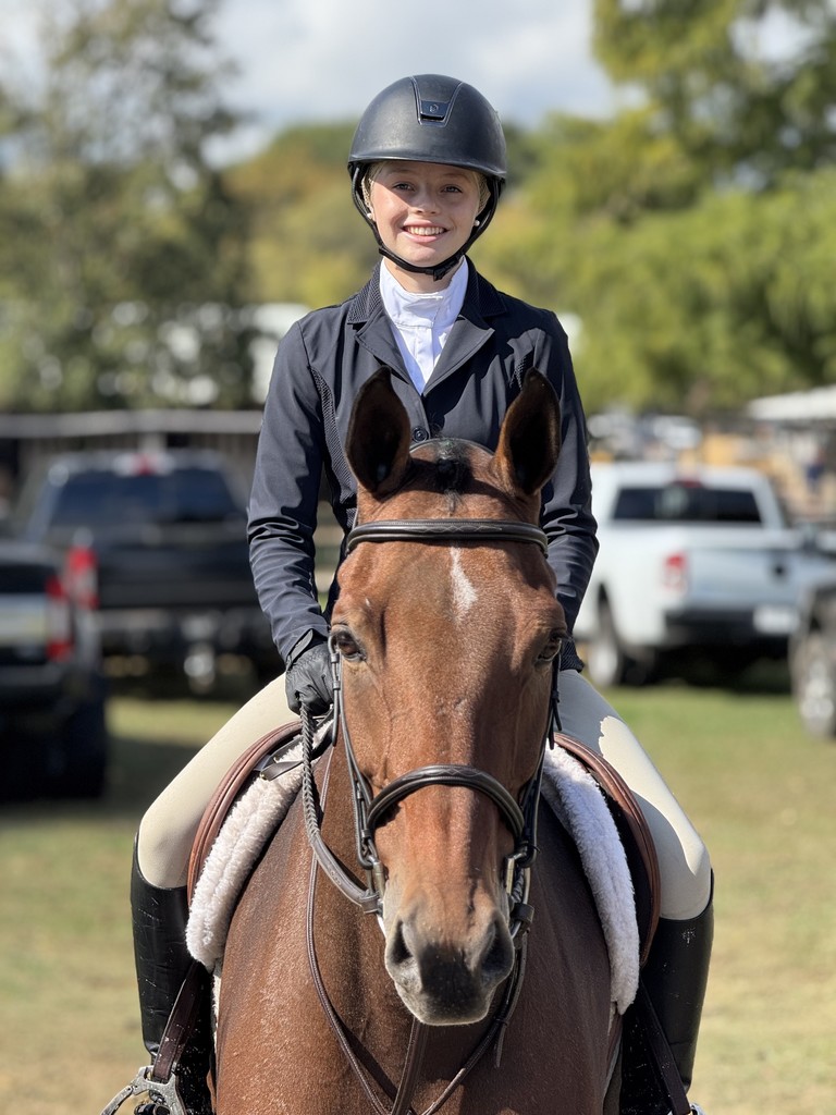 Ellyanna, a freshman, and her partner, Peregrine (also known as "Pip"), completed a sensational two-week run at the Brownland Horse Show. The pair dominated the competition, securing the Champion title in the Large Junior Hunter Division during the first week and earning Reserve Champion the following week.  Their success extended beyond the division ribbons, with Ellyanna and Pip excelling in major classes:  🏅 2nd Place – THIS Children’s Medal 🏅 3rd Place – Hamel Medal 🏅 3rd Place – Junior Hunter Classic (highly competitive)  We love highlighting the amazing things our students do—congratulations to Ellyanna on a truly memorable performance!