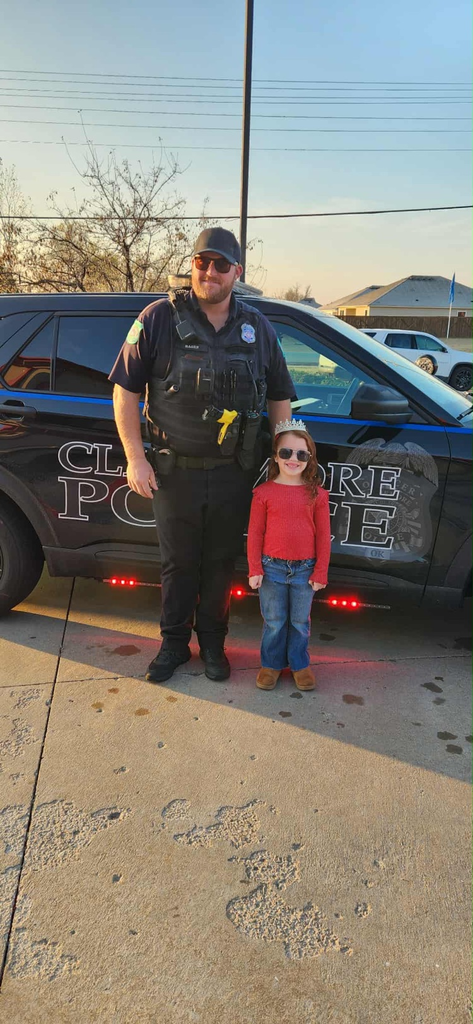 ride to school in a police car
