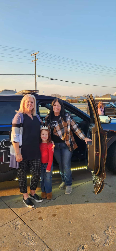 ride to school in a police car