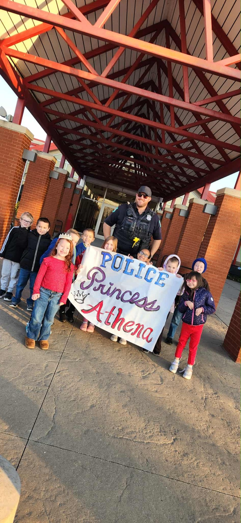 ride to school in a police car