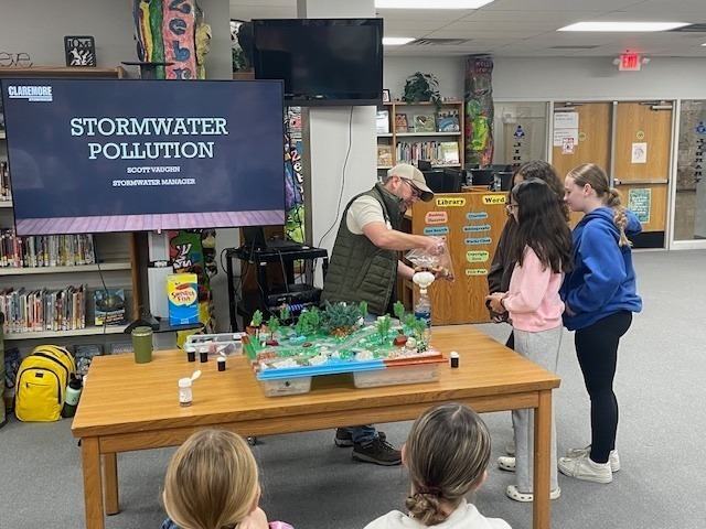 student volunteers who assist in demonstration