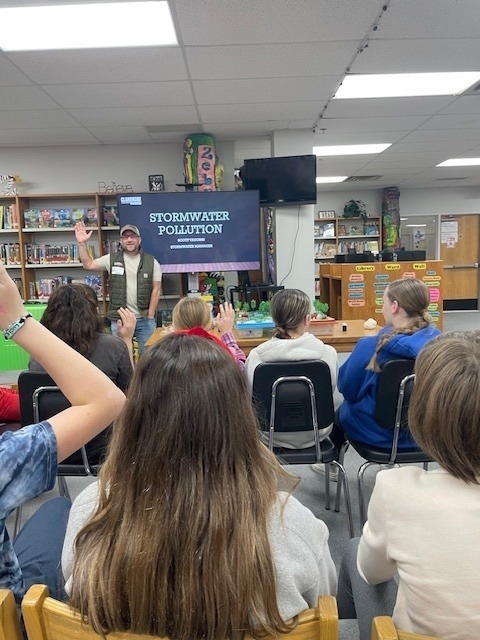 presenter asking for volunteers