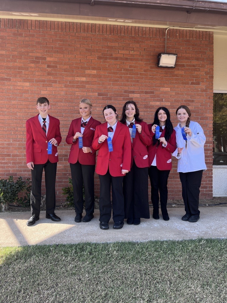 fccla students with their awards