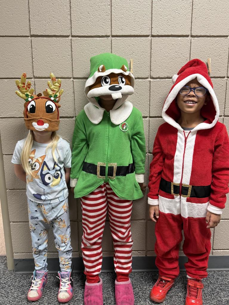 students and/or staff wearing pjs