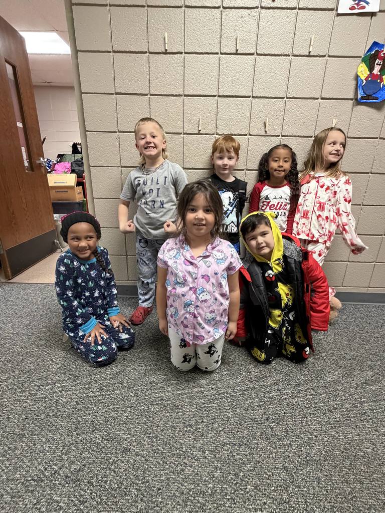 students and/or staff wearing pjs