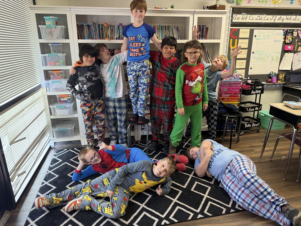 students and/or staff wearing pjs