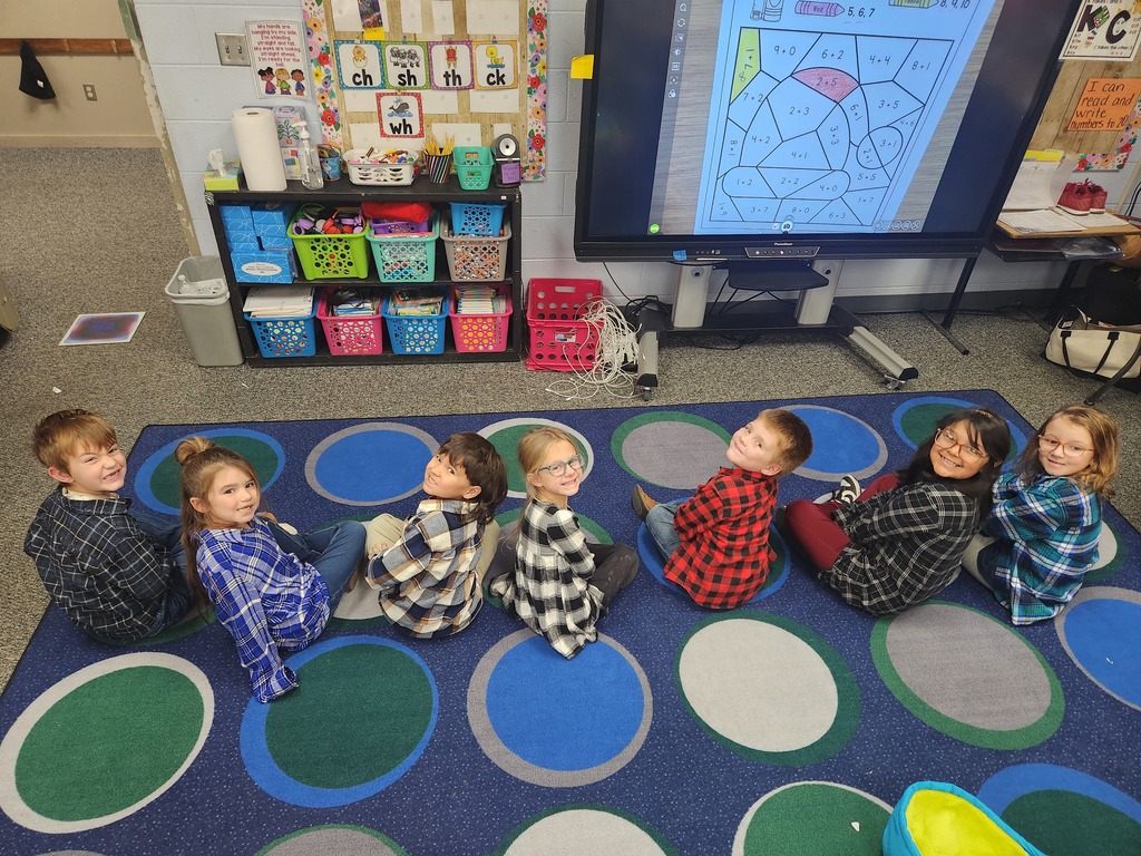 students and/or staff wearing flannel