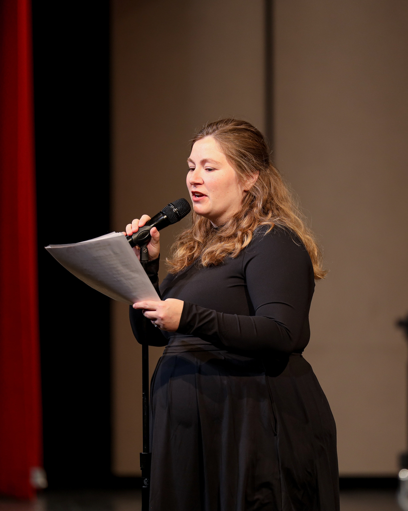 Courtney Accord at the Band Winter Concert.