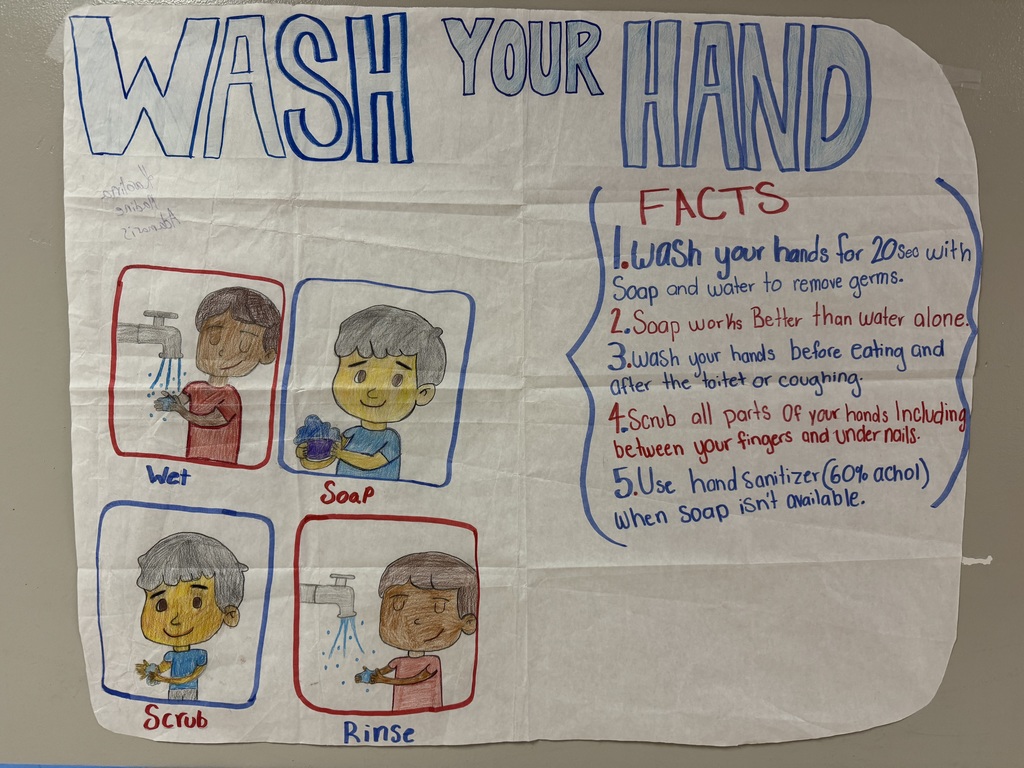Our Health & Nutrition students have been busy giving us some much-needed reminders around the halls! 🧼🧠💧  As we head into finals next week, they’ve highlighted the importance of: ✨ Good hygiene ✨ Washing our hands ✨ Managing stress in healthy ways  Thank you to our students for helping keep our school healthy and focused. Let’s finish the semester strong!