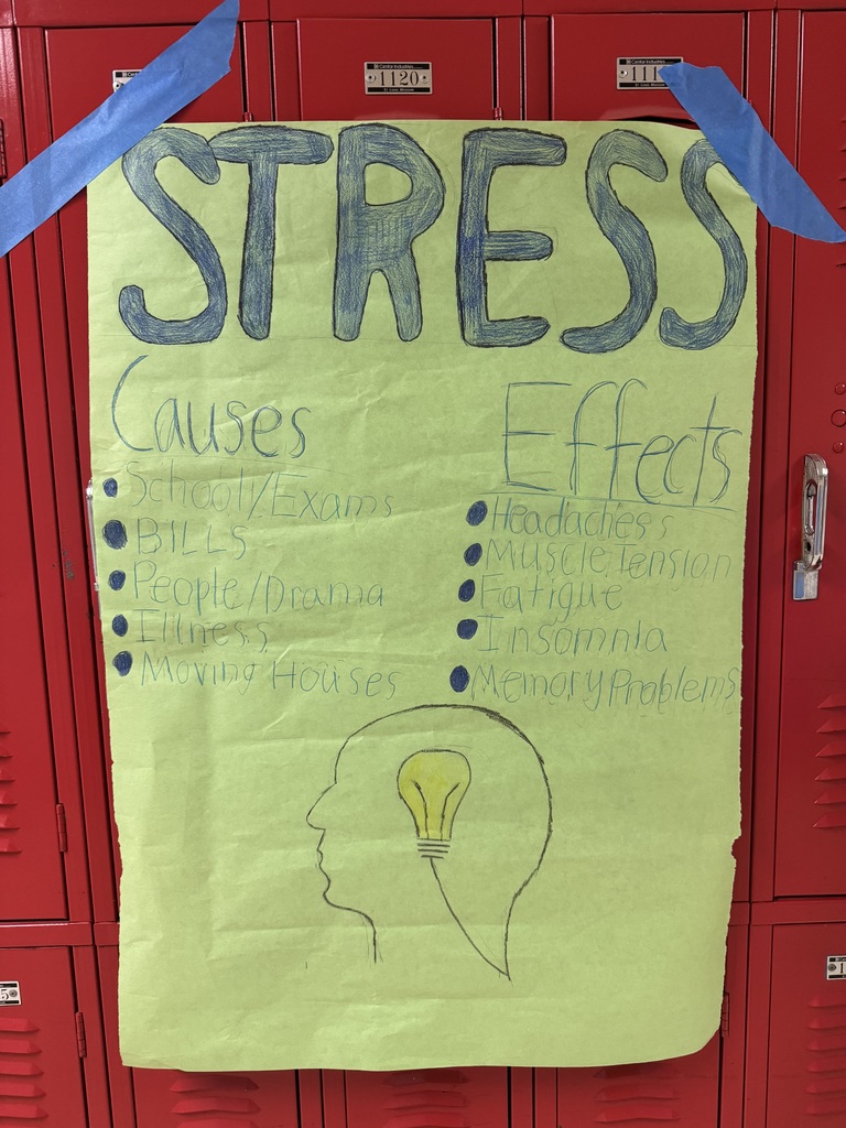 Our Health & Nutrition students have been busy giving us some much-needed reminders around the halls! 🧼🧠💧  As we head into finals next week, they’ve highlighted the importance of: ✨ Good hygiene ✨ Washing our hands ✨ Managing stress in healthy ways  Thank you to our students for helping keep our school healthy and focused. Let’s finish the semester strong!