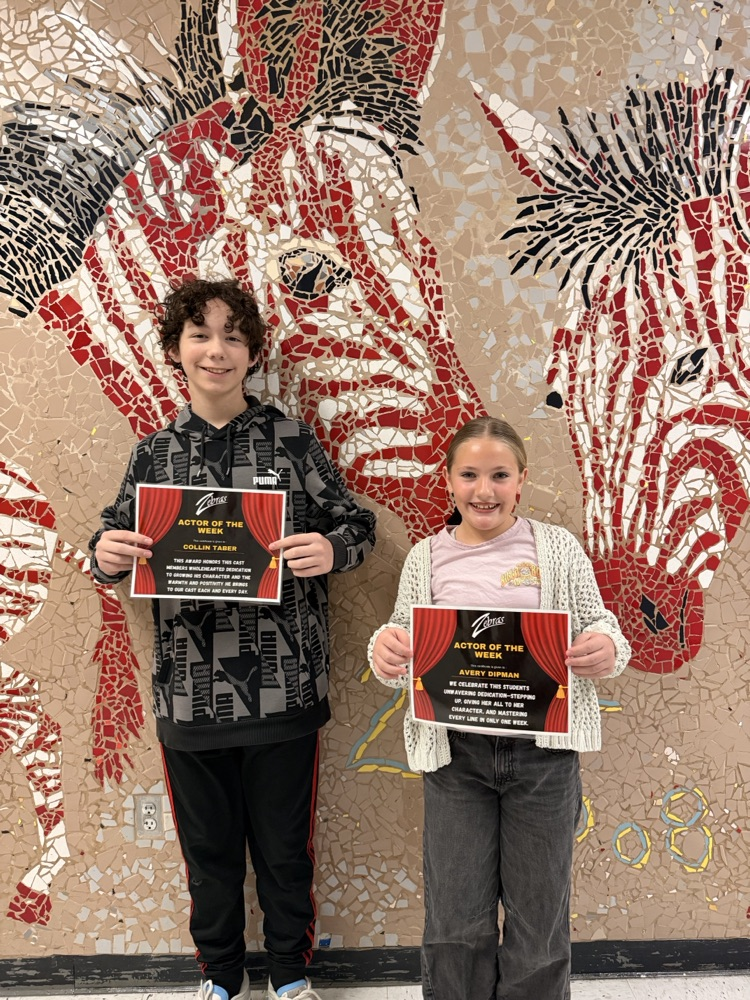 WRJH actors of the week  