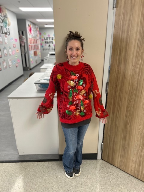 That is one busy sweater