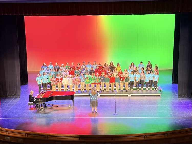 WRJH Choirs on stage at the Robson performing arts center