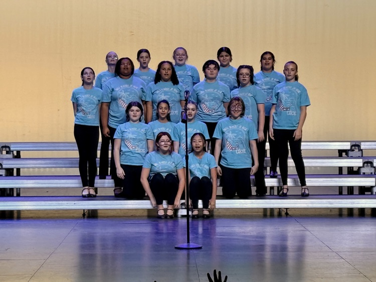 Spark! Show Choir on stage during their show
