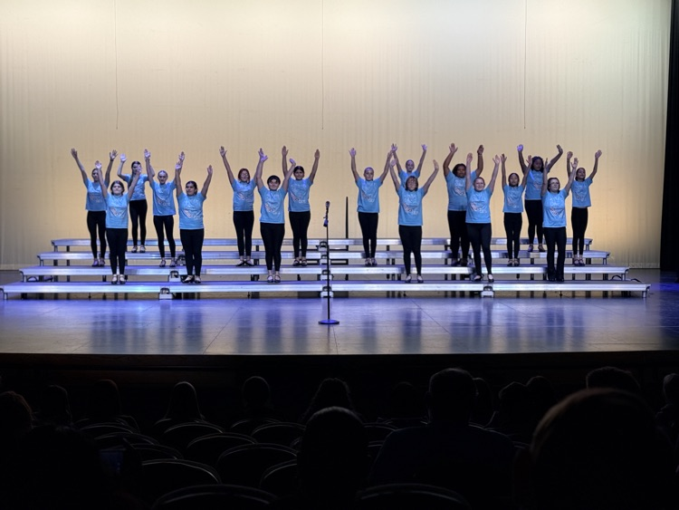 Spark Show Choir on stage