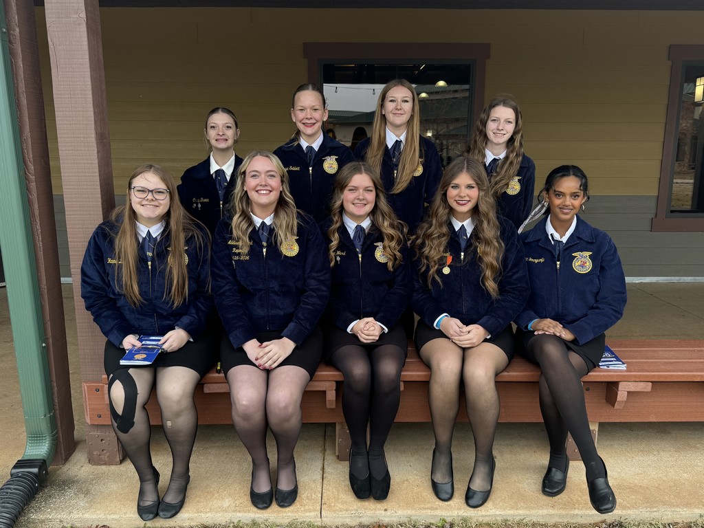 LEAD 360 FFA Leadership Camp took place this weekend. The following members spent the weekend learning leadership skills from the state FFA officers and professional speakers, all the while building connections with other FFA members from all over the state.  Members who attended: Addison Duvall Addison Holland Brylie Ward Eleesya Sublett Charley Brown Kallie Johnson Addison Reece Hanna Drake Mollie Sherman