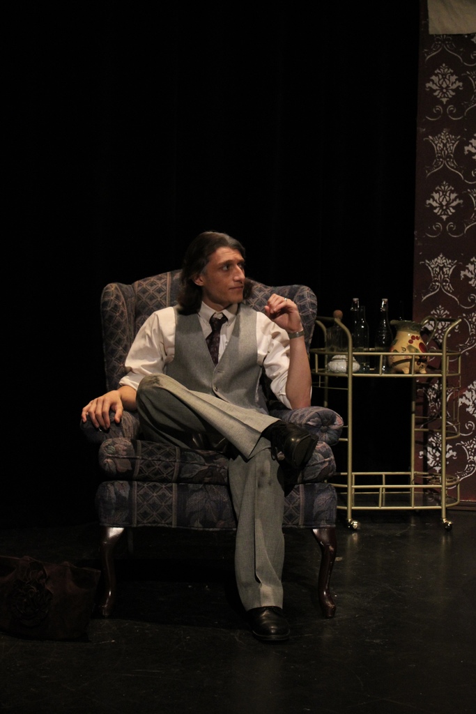 Zebra Theater students performing Harvey.