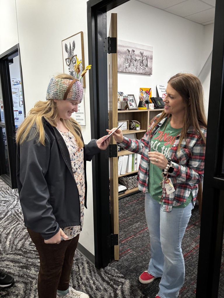 christmas cards being delivered by students